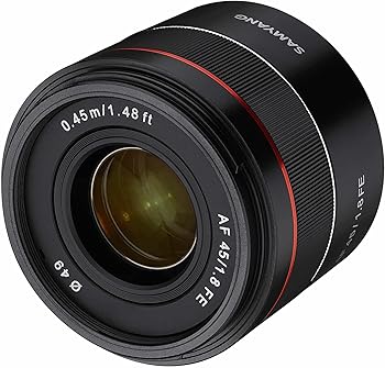 【中古】SAMYANG 単焦点標準レンズ AF 45mm F1.8 FE ソニーαE用 フルサイズ対応 ブラック 885922 【中古】SAMYANG 単焦点標準レンズ AF 45mm F1.8 FE ソニーαE用 フルサイズ対応 ブラック 885922