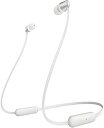 【中古】ソニー ワイヤレスイヤホン WI-C310 : Bluetooth対応/最大15時間連続再生/マイク付き フラットケーブル採用 2019年モデル ホワイト WI-C310 WC(2)