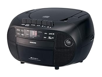 Other  - 【中古】［状態良好］コイズミ CDラジカセ AM/FM ワイドFM対応 コンパクト ブラック SAD-4945/K