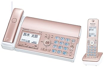 【中古】パナソニック おたっくす デジタルコードレスFAX 子機1台付き 迷惑電話相談機能搭載 ピンクゴ..