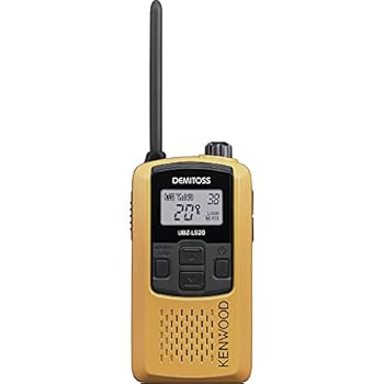 【中古】JVCケンウッド 特定小電力トランシーバー UBZ-LS20 イエロー デミトス (UBZ-LP20 後継機種)