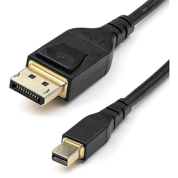 【中古】StarTech.com Mini DisplayPort - DisplayPort 1.4 ケーブル/2m/VESA規格認定品/8K60Hz、4K120Hz対応/Mini DP - DP 変換モニターケーブル/HBR3/H 【中古】StarTech.com Mini DisplayPort - DisplayPort 1.4 ケーブル/2m/VESA規格認定品/8K60Hz、4K120Hz対応/Mini DP - DP 変換モニターケーブル/HBR3/H