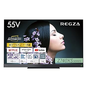 šۥ쥰 55 4K վƥ 55Z740XS 4K塼ʡ¢ դHDDȼưϿ ޡȥƥ (2021ǯǥ)
