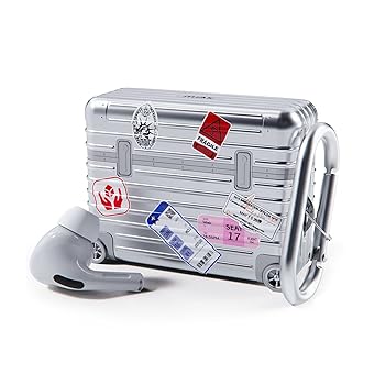 【中古】miak AirPods Pro キャリーケース シルバー