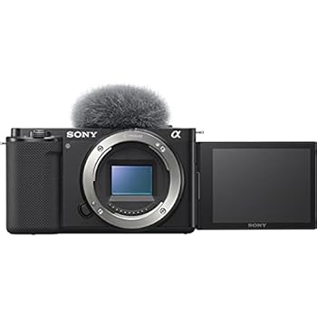 【中古】SONY(ソニー) Vlog用カメラ レンズ交換式VLOGCAM APS-C ミラーレス一眼カメラ ZV-E10 ボディ(レンズなし) ウィンドスクリーン付属 ブラック ZV-E