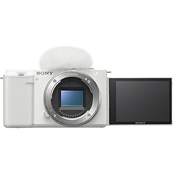 【中古】SONY(ソニー) Vlog用カメラ レンズ交換式VLOGCAM APS-C ミラーレス一眼カメラ ZV-E10 ボディ(レンズなし) ウィンドスクリーン付属 ホワイト ZV-E