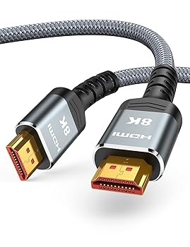 【中古】Snowkids 8K HDMI ケーブル 2M [PS4/5対応] HDMI 2.1 規格 8K@60Hz 4K@120Hz/144Hz 超高速 UHD 48Gbps eARC DynamicHDR 3Dイーサネット hdmi2.1