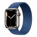 【中古】コンパチブル Apple watch バンド アップルウォッチ バンド ソロループ 編組バンド コンパチブル 交換用バンド シリコーン糸混紡リサイクルヤ...