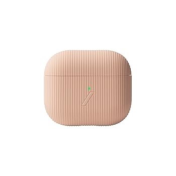 【中古】Native Union Curve Case Airpods Gen 3対応 - なめらかな質感のシリコーンケース Qiワイヤレス充電対応 (Peach)