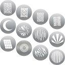 【中古】SOONPHO GOBO ホルダー メタルゴボ スポット系 金属製 絵柄型番:25~36 適格請求書発行可
