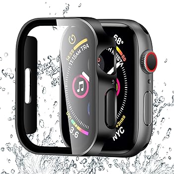 【中古】BELIYO Apple Watch ケース 44mm 対応 アップルウォッチ カバー 一体型 防水 3D直角エッジデザイン Apple Watch カバー 全面保護 二重構造 アッ