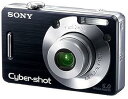 【中古】SONY デジタルカメラ Cyber-Shot(サイバーショット) DSC-W50 ブラック DSC-W50(2)