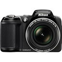 【中古】(非常に良い)Nikon Coolpix L320 16.1MP デジタルカメラ 26倍光学ズーム付き - ブラック(2)