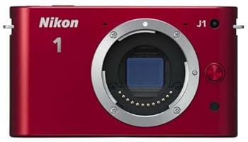 【中古】(非常に良い)Nikon 1 j1 10.1 MP HDデジタルカメラボディのみ(レッド)