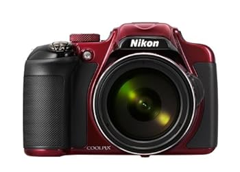 【中古】Nikon デジタルカメラ P600 光学60倍 1600万画素 レッド P600RD