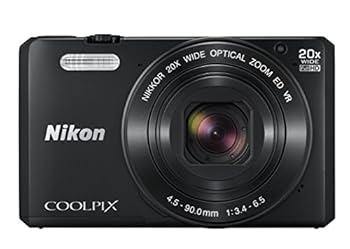 【中古】(非常に良い)Nikon デジタルカメラ COOLPIX S7000 ブラック S7000BK