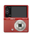 【中古】(非常に良い)【JAPAN LIMITED】 CASIO EXILIM EX-ZR62RD 自分撮り+メイクアップ機能搭載 EXZR62 レッド