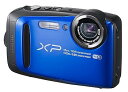 【中古】(未使用品)FUJIFILM デジタルカメラ XP90 防水 ブルー FX-XP90BL