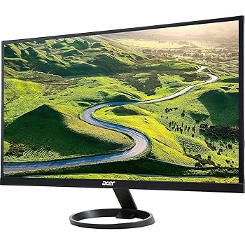 【中古】(非常に良い)Acer R221Q - LED monitor - 21.5" - 1920 x 1080 - IPS - 250 cd／m2 - 4 ms - HDMI, DVI, VGA - black