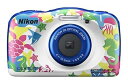 【中古】(非常に良い)Nikon デジタルカメラ COOLPIX W100 防水 W100MR クールピクス マリン(2)