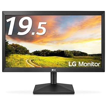 【中古】LG モニター ディスプレイ 20MK400H-B 19.5インチ／WXGA(1366x768)／TN 非光沢／HDMI端子付／DASモード搭載／ブルーライト低減機能