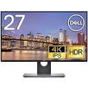 【中古】Dell 4Kモニター 27インチ U2718QM(/sRGB 99.9%/広視野角/フレームレス/Dell HDR/IPS非光沢/DP,mDP,HDMI/高さ調整/回転)(2)