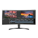 【中古】LG 34WN80C-B 34 inch 21:9 Curved UltraWide WQHD IPS Monitor with USB Type-C Connectivity sRGB 99% Color Gamut and HDR10 Compatibility,(2)