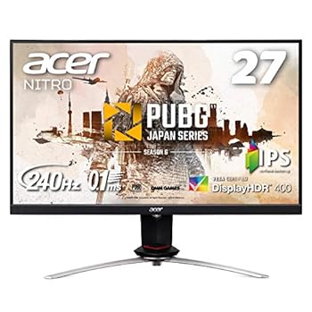 【中古】Acer ゲーミングディスプレイ XV273Xbmiiprzx 27型ワイド IPS 非光沢 フルHD 0.1ms(GTG) 240Hz HDMI DisplayHDR 400 G-SYNC Compatible 高さ調整 【中古】Acer ゲーミングディスプレイ XV273Xbmiiprzx 27型ワイド IPS 非光沢 フルHD 0.1ms(GTG) 240Hz HDMI DisplayHDR 400 G-SYNC Compatible 高さ調整