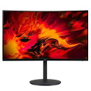 【中古】Acer Nitro XZ320Q Xbmiiphx 31.5インチ 1500R カーブ フルHD (1920 x 1080) VA ゼロフレーム ゲーミングモニター アダプティブ同期テクノロジー