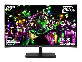 【中古】(未使用品)Acer ED270R 27インチ (68.58 cm) 1920 X 1080 ピクセル フルHD 1500 R カーブ ゲーミング液晶モニター LEDバックライトテクノロジー I 165Hz リ 【中古】(未使用品)Acer ED270R 27インチ (68.58 cm) 1920 X 1080 ピクセル フルHD 1500 R カーブ ゲーミング液晶モニター LEDバックライトテクノロジー I 165Hz リ