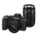 【中古】富士フイルム(FUJIFILM) ミラーレスデジタルカメラ X-S10 Wズームレンズキット F X-S10LK-1545/50230 ブラック