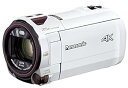【中古】(非常に良い)パナソニック 4K ビデオカメラ 64GB 光学20倍ズーム ピュアホワイト HC-VX992MS-W(2)