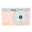 【中古】キッズデジタルカメラ、2.88インチIPS HDビデオカメラ初心者向け4K Vlogカメラオートフォーカス、50MP 16Xズーム、内蔵LEDフィルライ...