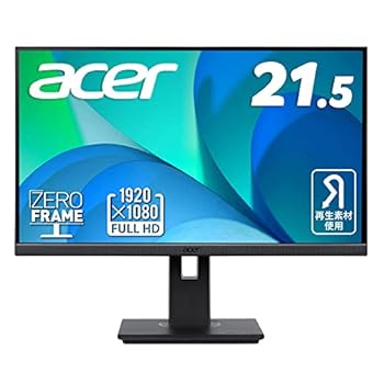 【中古】日本エイサー Acer スタンダードモニターVero 21.5インチ B227QBbmiprxv フルHD VA 4ms(GTG) 75Hz エコデザイン再生プラ35%使用