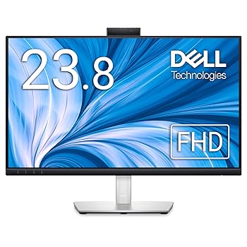 【中古】Dell C2423H 23.8インチ ビデオ会議 モニター ディスプレイ (/FHD/IPS 非光沢/HDMI DisplayPort/sRGB 99%/縦横回転 高さ調整/IRカメラ マ 【中古】Dell C2423H 23.8インチ ビデオ会議 モニター ディスプレイ (/FHD/IPS 非光沢/HDMI DisplayPort/sRGB 99%/縦横回転 高さ調整/IRカメラ マ