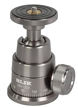 【中古】SLIK 雲台 SBH-320 GM 自由雲台型 ガンメタリック 200780