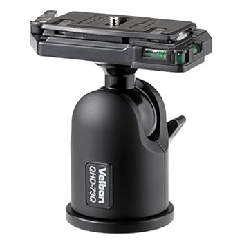 【中古】(非常に良い)Velbon 自由雲台 QHD-73Q 大型 底面径64mm クイックシュー対応 アルミ製 471727