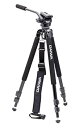 【中古】(未使用品)SLIK 三脚 ダイワ VT-523 N 3段 中型 動画撮影用2ウェイ雲台 AMT合金製 386569