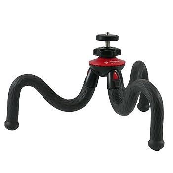 【中古】Fotopro フレキシブル三脚 UFO2 ブラック&レッド 815729