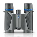 【中古】ZEISS 双眼鏡 Terra ED Pocket 8x25 ダハプリズム式 8倍 25口径 EDレンズ タフ&コンパクト 完全防水 Gray 6539...