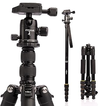 【中古】(非常に良い)FTF GEAR コンパクトアルミニウムデジタル一眼レフカメラ三脚と一脚 耐荷重20ポンド 【中古】(非常に良い)FTF GEAR コンパクトアルミニウムデジタル一眼レフカメラ三脚と一脚 耐荷重20ポンド
