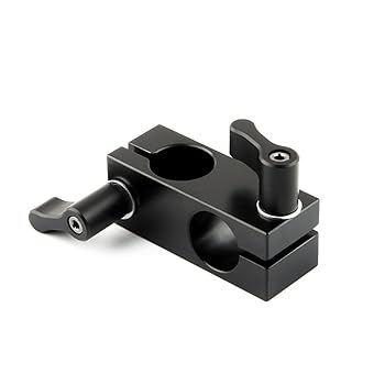 【中古】NICEYRIG ロッドクランプ 15mmロッドサポート 直角90度 回転可能 アルミ合金製 軽量 DSLR装備 調節可能 蝶ナット付き -039 【中古】NICEYRIG ロッドクランプ 15mmロッドサポート 直角90度 回転可能 アルミ合金製 軽量 DSLR装備 調節可能 蝶ナット付き -039