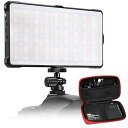 【中古】(非常に良い)PIXEL LEDビデオライト RGB撮影ライト 撮影 照明 フルカラー充電式ポケットサイズ 二色3200K-5600K パッテリー内蔵 Type-C充電 12モード照明効果