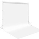 【中古】(非常に良い)FotoFoto 背景布 白布 3m x 6m 撮影 布 白 厚地 背景 布 白 大きい 透けにくい 白い背景 背景シート 無地 反射面と...