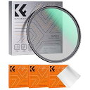 【中古】(非常に良い)K&F Concept 82mm ブラックミスト1/8フィルター ソフト効果 1/8 コントラスト調整用 ソフト描写用フィルター 多層ナノ...