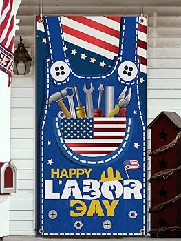 【中古】労働者の日装飾 ハッピーレイバーデー ドアカバー 背景 USA 愛国的 労働者の日 ポーチサイン ドア吊り下げバナー 写真撮影背景 レイバーデー ホ 【中古】労働者の日装飾 ハッピーレイバーデー ドアカバー 背景 USA 愛国的 労働者の日 ポーチサイン ドア吊り下げバナー 写真撮影背景 レイバーデー ホ