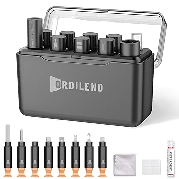 【中古】Ordilend iPhoneクリーニングキット 充電ポートクリーナー用 マルチツール iPhoneクリーナー修理ライトニングケーブル、iPhone用電話クリーニン