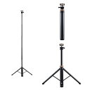 【中古】(未使用品)Camperig ライトスタンド 照明スタンド 最大長154cm アウトドア特化 三脚ライトスタンドペッグホール アウトドア折り畳み コンパ...
