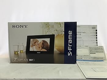 【中古】(非常に良い)SONY デジタルフォトフレーム S-Frame A72 7.0型 内蔵メモリー128MB ブラック DPF-A72／B
