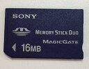 【中古】(非常に良い)SONY MEMORY STICK Duo 16MB MSH-M16